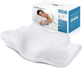Zamat Adjustable Cervical Memory Foam Pillow, Odorless Neck Pillows for, Orthopedic Pillows for Sleeping with Cooling Pillowcase, Bed Supp…