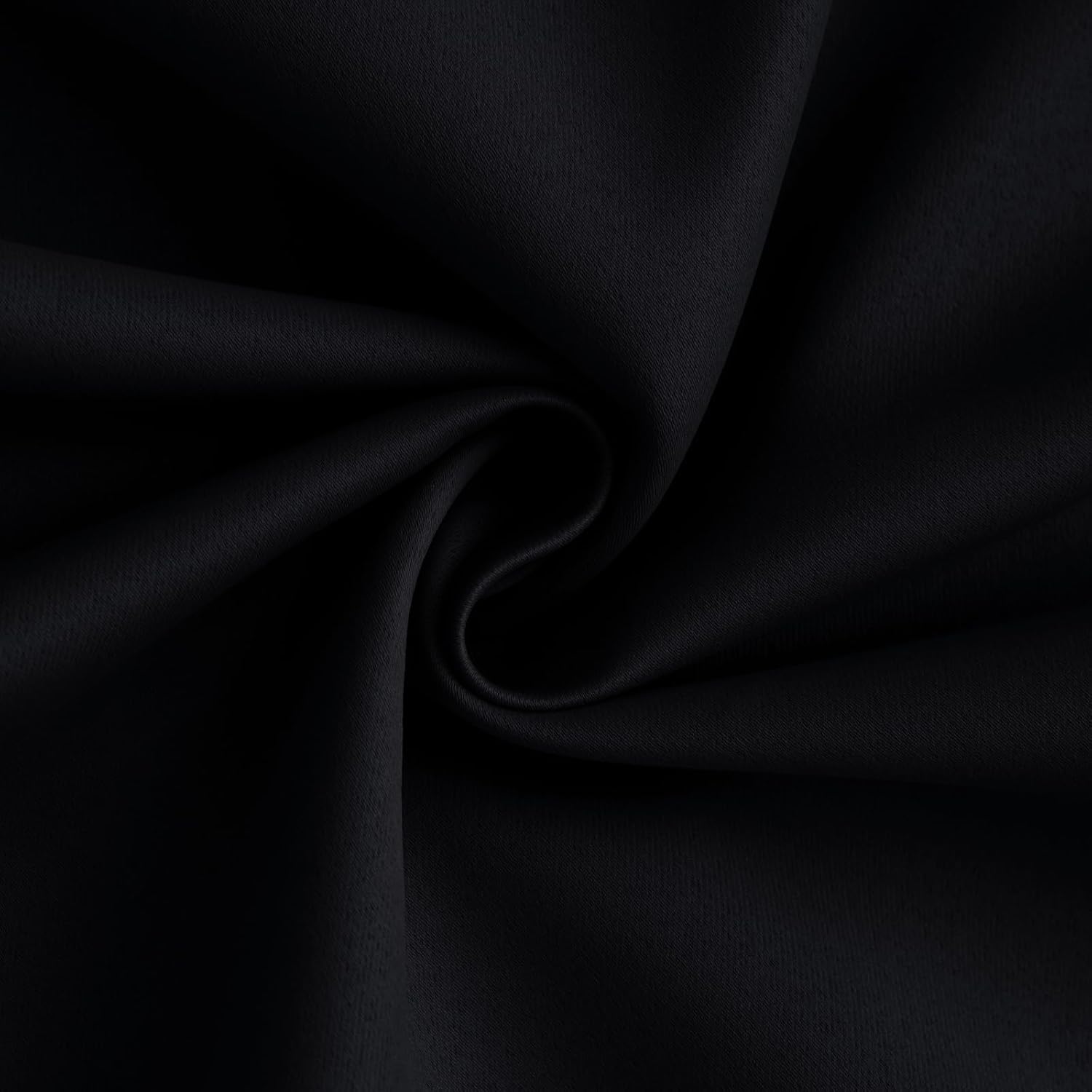 Yakamok 100% Blackout Curtain Panels 63 inches Cold and Light Blocking Drapes for Nursery, 2 Thick Layers Thermal Insulated Draperies (2 Pi…