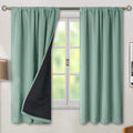 BGment 100% Blackout Curtains for Bedroom with Black Liner, Double Layer Full Room Darkening Noise Reducing and Thermal Insulated Rod…