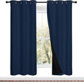 Nicetown Full Shade Curtain Panels, Pair of Energy Smart & Noise Blocking Out Blackout Drapes for Apartment Window, Thermal Insulated Guest…