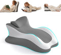 OBVADETechnology Memory Foam Ergonomic Reading Pillow for Bed, Multi-Position Support Pillow for Reading in Bed, Prone Sleeping, Lumbar & L…