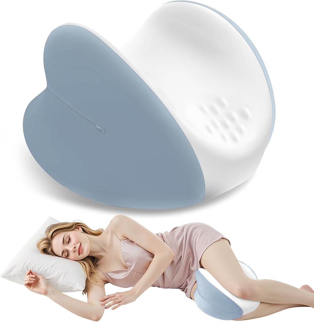 TranquilMoments Knee Pillow for Side Sleepers, Leg Pillow with Washable Cover, Memory Foam Leg Pillow for Side Sleeping, Heart-Shape…