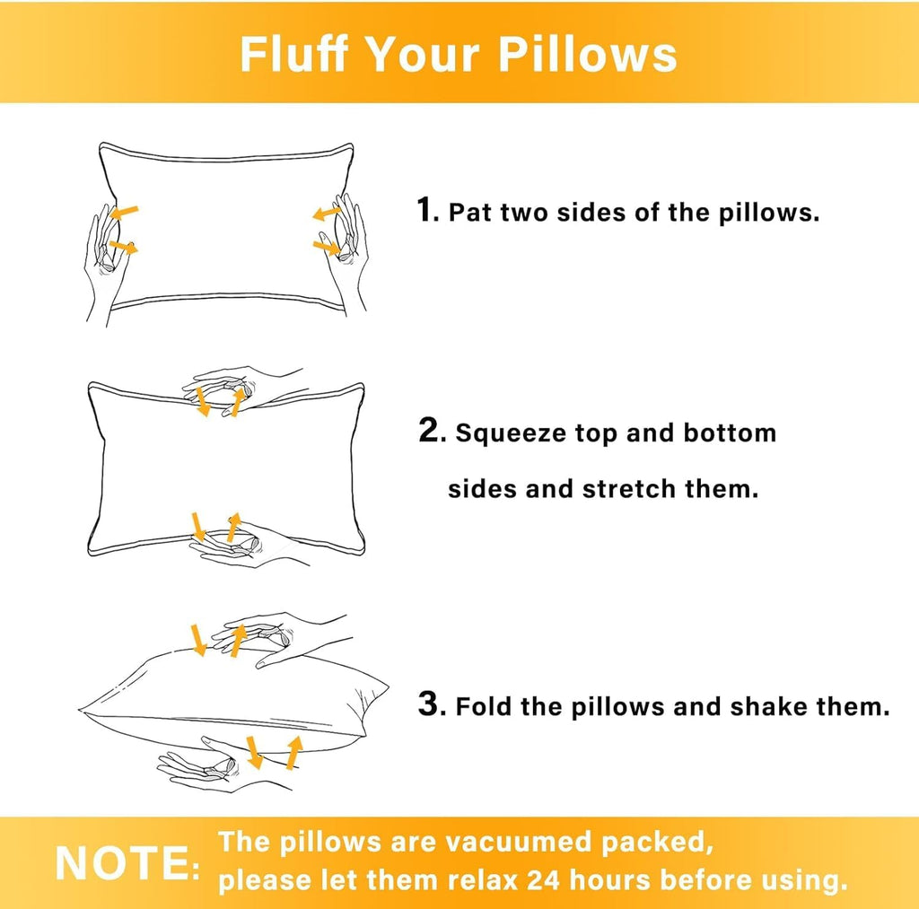 1 MIDDLE ONE 2 Pack Small Pillow, 16 X 12 Inches, Memory Foam Mini Pillow for Travel, Camping, Sleeping, Nap and Neck, Knee, Lumbar…