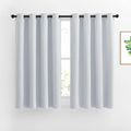 Nicetown Room Darkening Curtains for Living Room - Window Treatment Thermal Insulated Grommet Darkening Panels/Drapes for Bedroom (Light Gr…