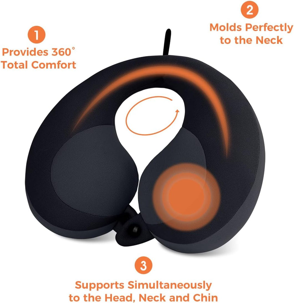 Infanzia Kids Chin Supporting Travel Neck Pillow, Helps Support Head and Neck, Comfortably Designed for Head, Neck, and Chin Support - Idea…