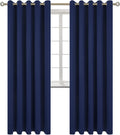 BGment Blackout Curtains for Bedroom - Grommet Thermal Insulated Room Darkening Curtains for Living Room, Set of 2 Panels (70 x 84 Inch, Na…