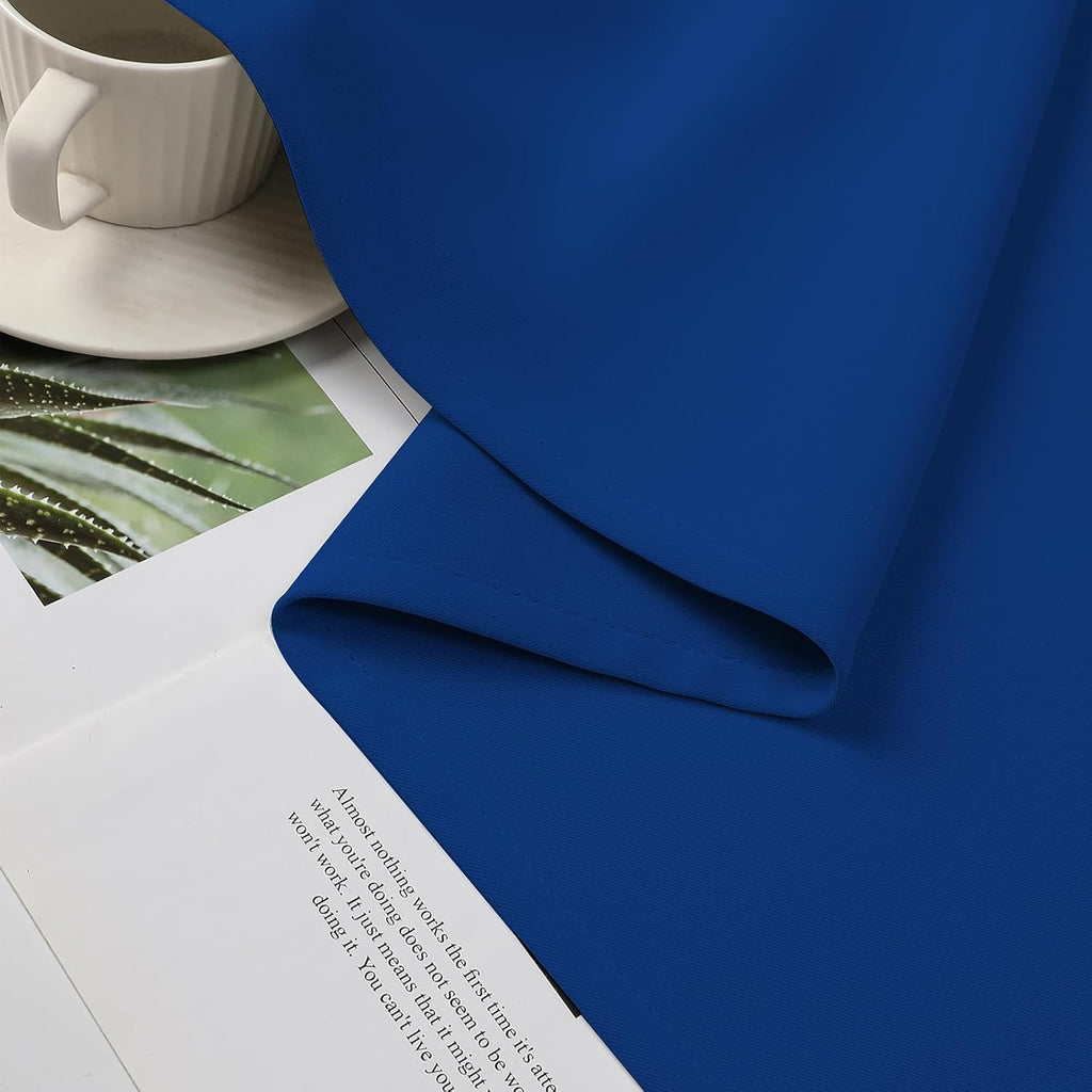 CUCRAF Custom Royal Blue Blackout Curtains 1 Panel Set, Thermal Insulated Grommet Room Darkening Curtain for Living Room Bedroom, Light…