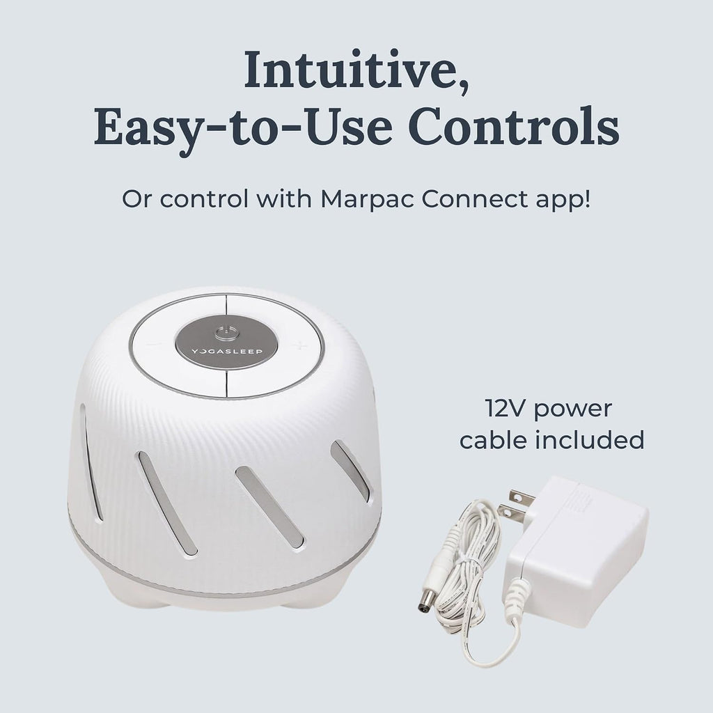 Yogasleep Dohm Connect, White Noise Sound Machine App-Based Controls, Soothing Sounds from a Real Fan, Sleep Timer & Volume Control, Sleep…