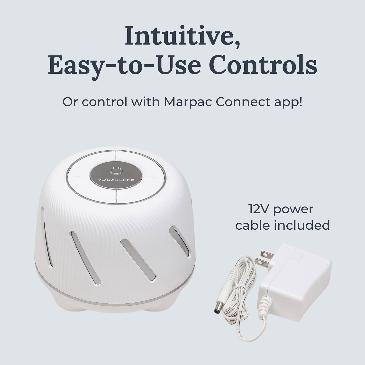 Yogasleep Dohm Connect, White Noise Sound Machine App-Based Controls, Soothing Sounds from a Real Fan, Sleep Timer & Volume Control, Sleep…