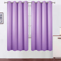 Lemomo Blackout Curtains 66 x 72 Inch Long Lavender Curtains Set of 2 Panels Room Darkening Curtains for Bedroom and Living Room 72 Inch si…