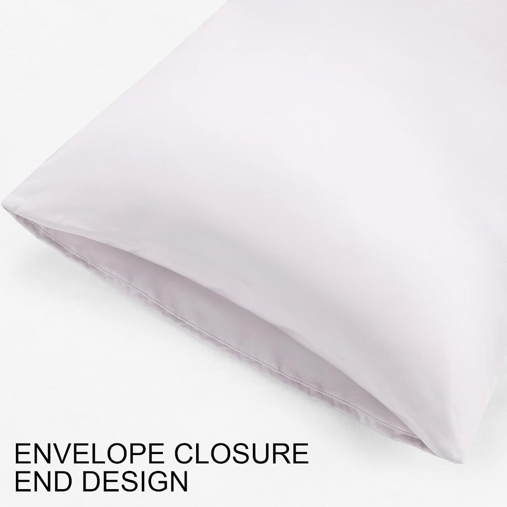 uxcell 2 Pack Silk Satin Pillowcase for Hair and Skin, Cool, Silky, Soft Breathable Pillow Cases Standard Size 20x26 Inch Sateen Pillowcase…