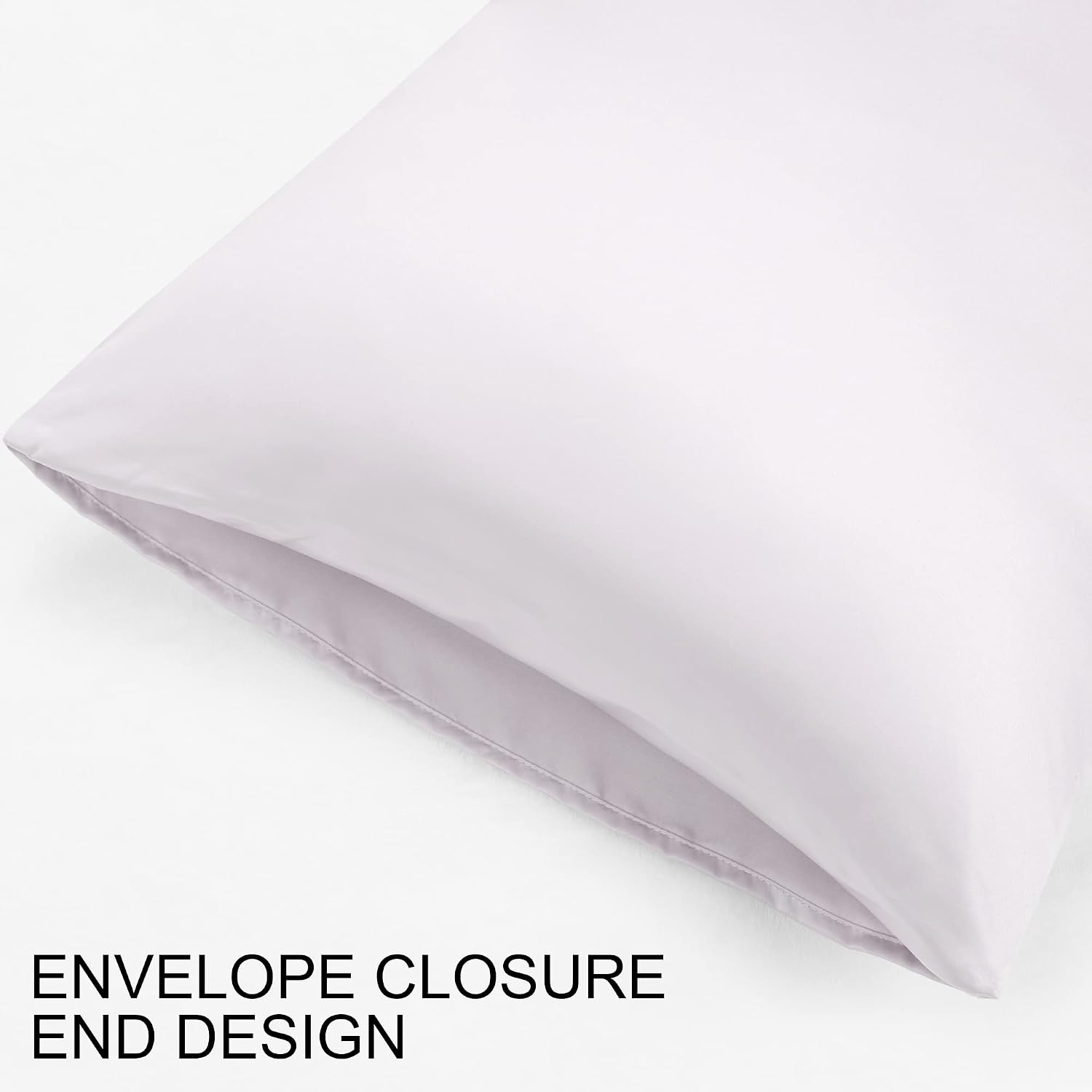 uxcell 2 Pack Silk Satin Pillowcase for Hair and Skin, Cool, Silky, Soft Breathable Pillow Cases Standard Size 20x26 Inch Sateen Pillowcase…
