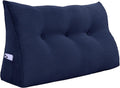 WOWMAX Triangular Headboard Pillow Twin Bed Wedge Pillow for Headboard Large Bolster Pillow for Bed Wedge Pillow Headboard Daybed Pillows…