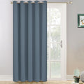 Yakamok Wide Thermal Blackout Patio Door Curtain Panel, Sliding Door Insulated Grommet Curtains, Extra Wide Curtains for Sliding Glass…