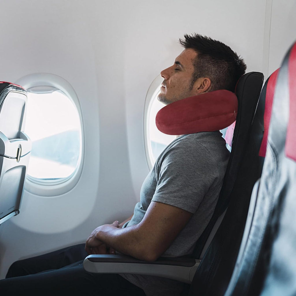Gosider Travel Neck Pillow Memory Foam U Shape Neck Pillow for Travel Pillow Comfortable Head Neck Support Airplane Pillow for Traveling Ca…
