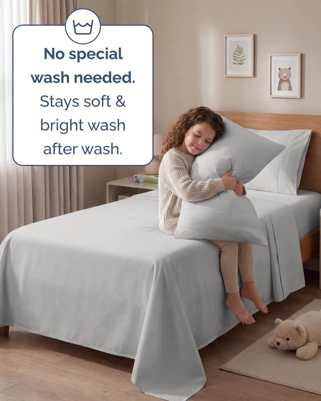 Twin 4 Piece Sheet Set - Comfy Breathable & Cooling - Hotel Luxury Bedding for Women, Men, Kids, Teens & Children - 1 Flat & 1 Fitted…
