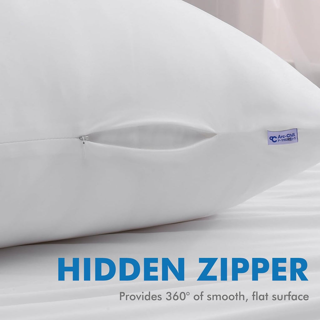 Avolare Cooling Body Pillow Cases 1 Pack, Arc-Chill 3.0 Cooling Body Pillow Cover for Hot Sleepers with Zipper(Q-Max>0.5), Soft Silky 20" x…