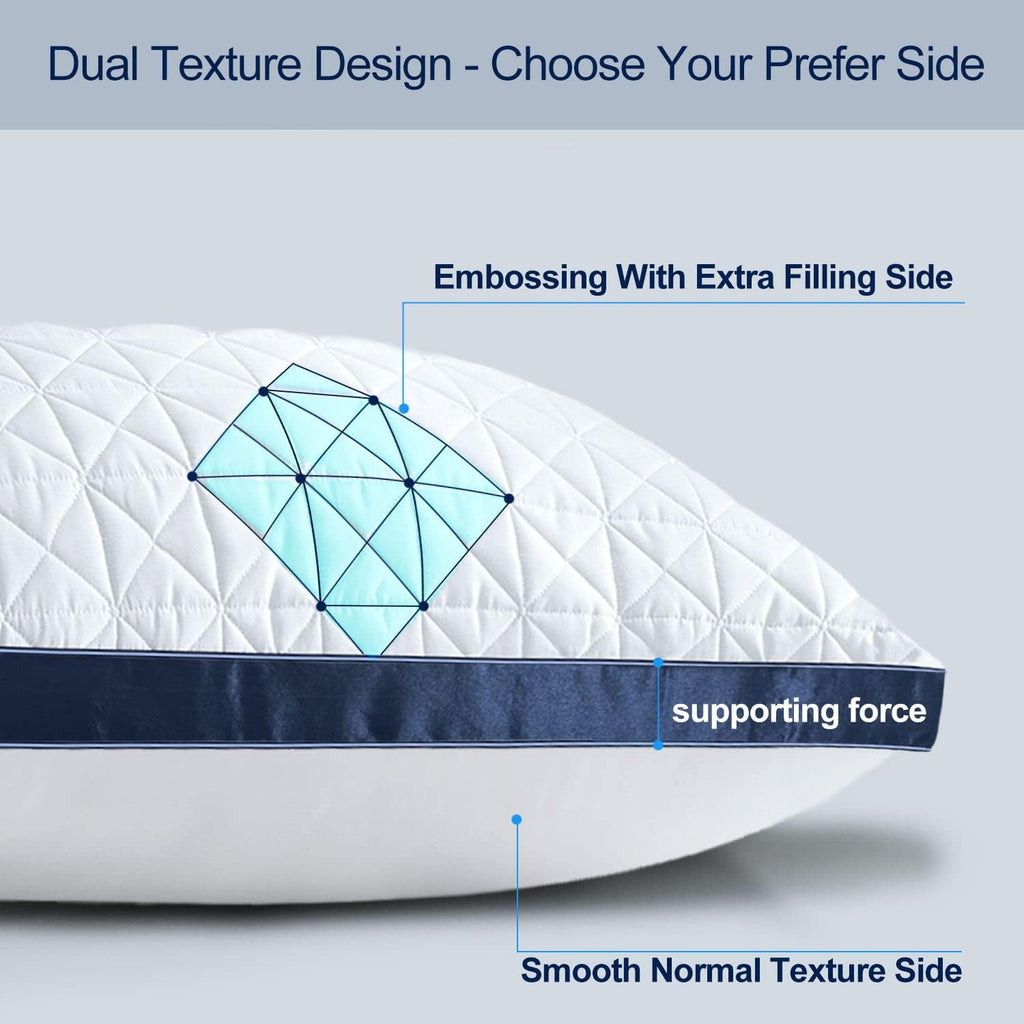 slybearsleepbetter King Size Pillows Set of 2 - Cooling Hotel Luxury Bed Pillows for Sleeping 2 Pack, Supportive Breathable Down Alternativ…
