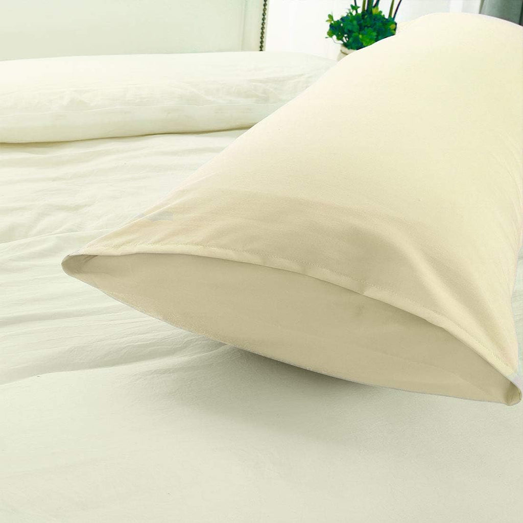 uxcell 100% Microfiber Body Pillow Cover | 1800 Thread Count Pillowcase | Soft Pillow Case with Envelope Closure | 90 GSM Ployester | No Wr…