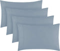 Mellanni Pillow Cases Set - 4 PC Iconic Collection Pillowcases - Hotel Luxury, Extra Soft, Cooling Pillow Covers - Wrinkle, Fade, Stain Res…