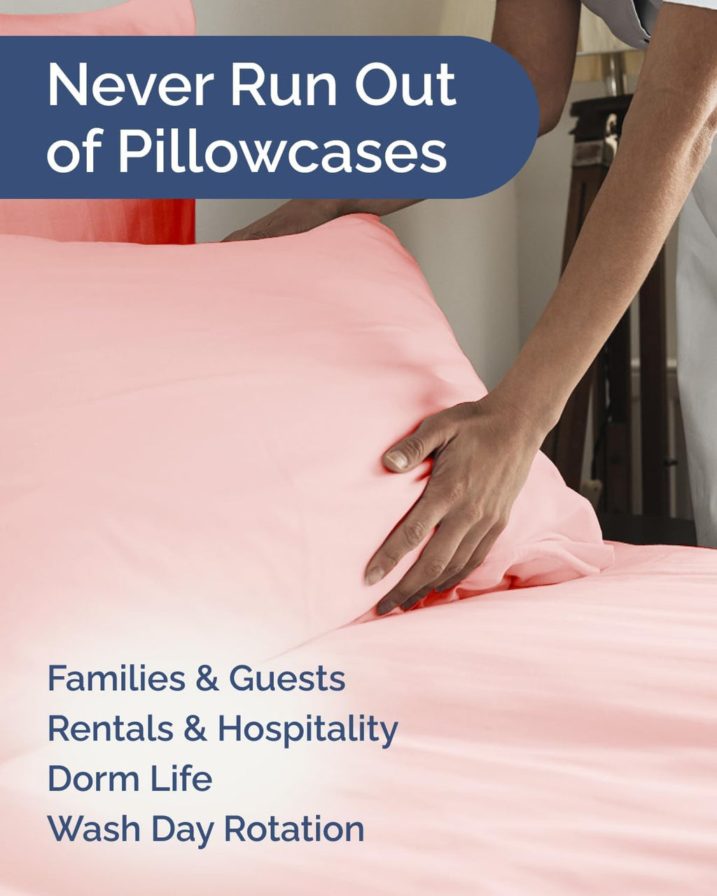 Standard Pillow Cases Set of 8 - Ultra Soft Hotel Quality Pillowcase Covers - Comfy, Cozy & Wrinkle Free - Shrink, Stain & Fade Resistant…