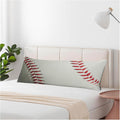 Baseball Rectangle Body Pillow Covers Baseball White Red Couch Body Pillow Pillowcase Decorative Home Body Pillows Bed Pillow Cushion…