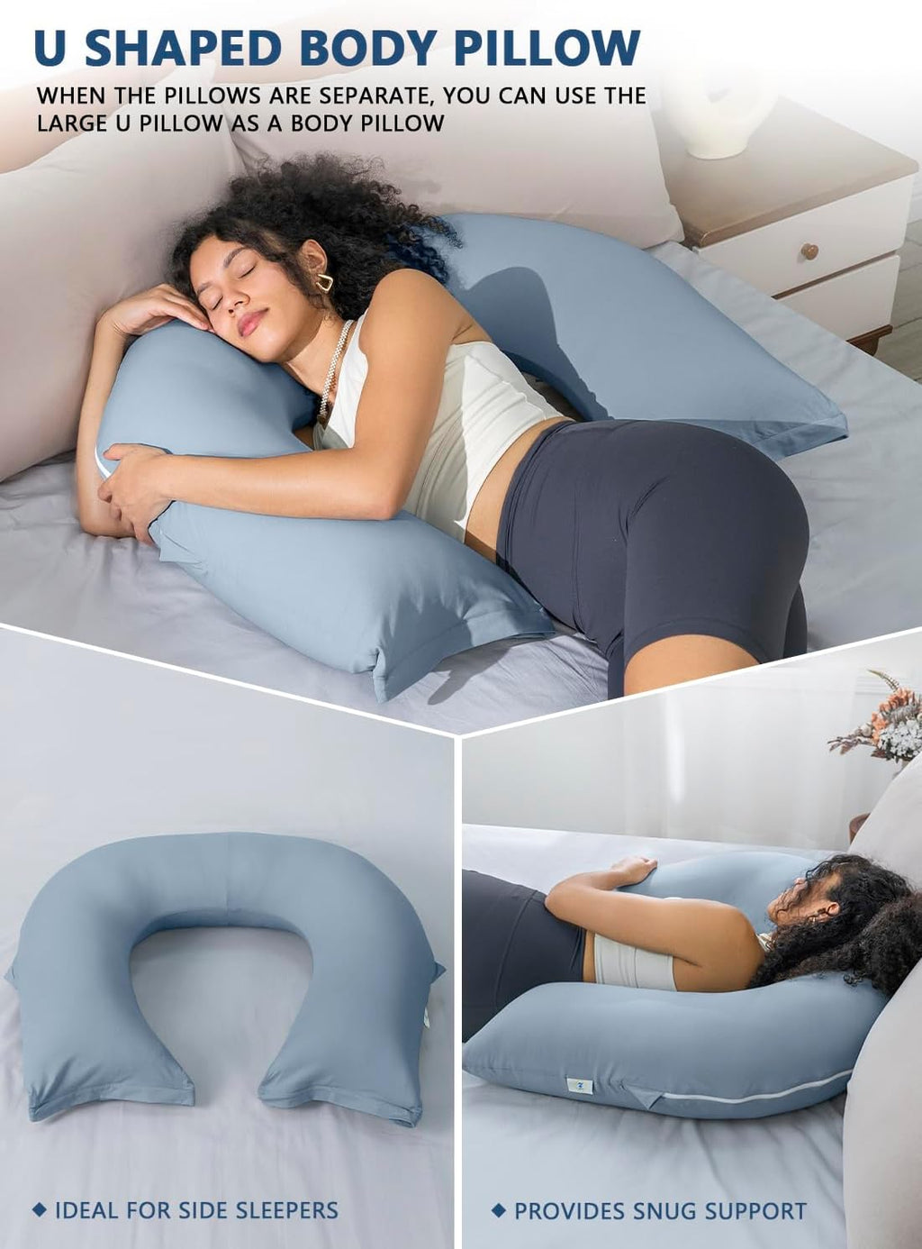 Insen Reading Pillow, Back Pillow for Sitting in Bed for Reading, Nurse & Relax, Reading Pillow for Adults, Moms & Kids, Sit Up Pillow for…