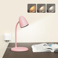 LED Desk Lamp for Home Office,3 Light Colors, Table Lamp, Dimmable Reading Light for Bedside Small Desk Lamp for College Dorm Room, Bedroom…