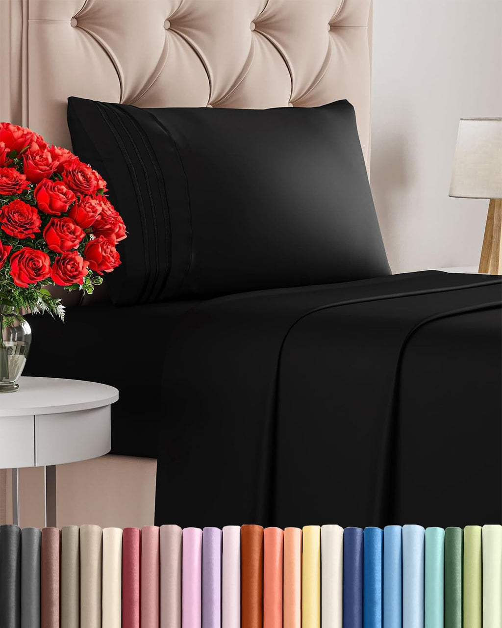 Twin Size 3 Piece Sheet Set - Comfy Breathable & Cooling Sheets - Hotel Luxury Bed Sheets for Women & Men - Deep Pockets, Easy-Fit, Extra…