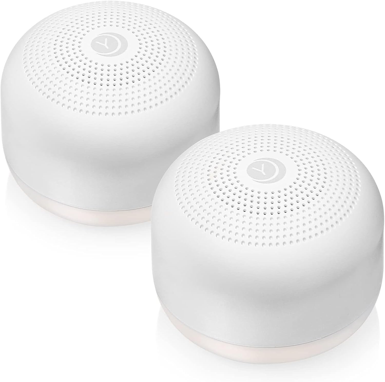 Yogasleep Travel Mini Portable White Noise Sound Machine (2 Pack) 6 Soothing Sounds, Volume Control, Dimmable Night Light, Sleep…