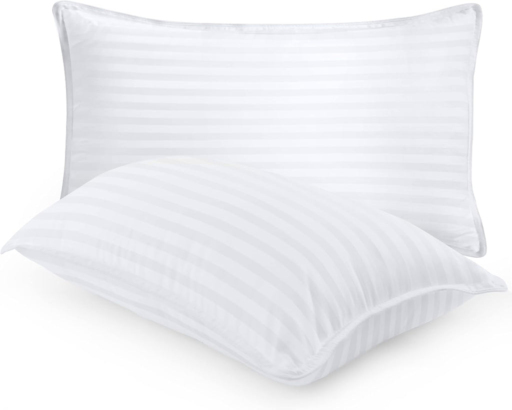 Utopiabedding Utopia Bedding Bed Pillows for Sleeping Standard Size (White), Set of 2, Down Alternative Pillow for Sleeping, Cooling Hotel…