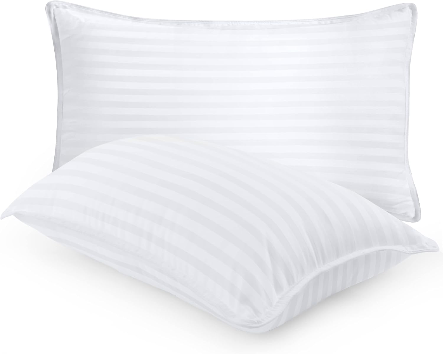 Utopiabedding Utopia Bedding Bed Pillows for Sleeping Standard Size (White), Set of 2, Down Alternative Pillow for Sleeping, Cooling Hotel…