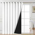 Yakamok Total Blackout Extra Wide Patio Sliding Door Curtains, Grommet Thermal Insulated Blind Curtains, Sliding Glass Door Panel for…