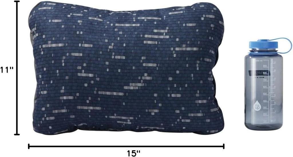 Therm-a-Rest Compressible Camping and Backpacking Pillow, Warp Speed Print, Small