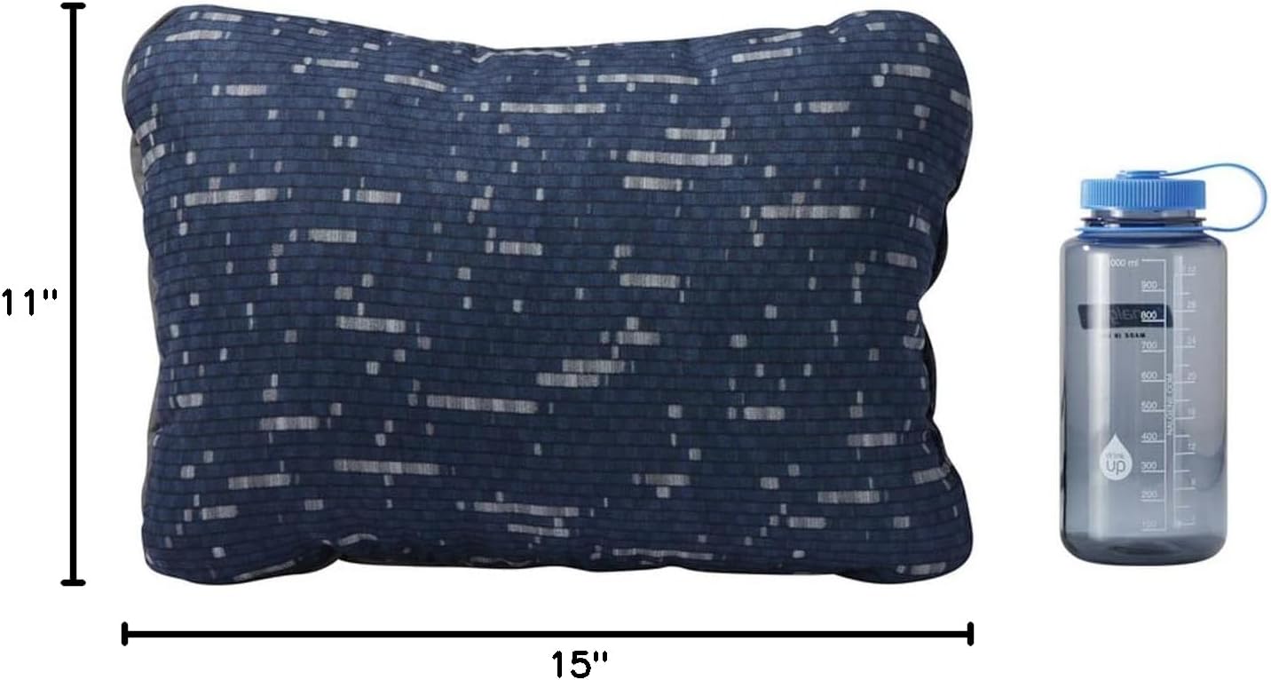 Therm-a-Rest Compressible Camping and Backpacking Pillow, Warp Speed Print, Small