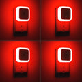 Sujeet Red Night Light, Night Lights Plug into Wall 4-Pack, Nightlight Plug in Night Light, Dusk to Dawn Night Lamp Led Night Lights for…