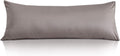 Leeden Body Pillow Cover, 100% Cotton, 800 Thread Count, Soft Breathable Long Pillow Case, Envelope Closure (Light Taupe,21"x 54") Cotton