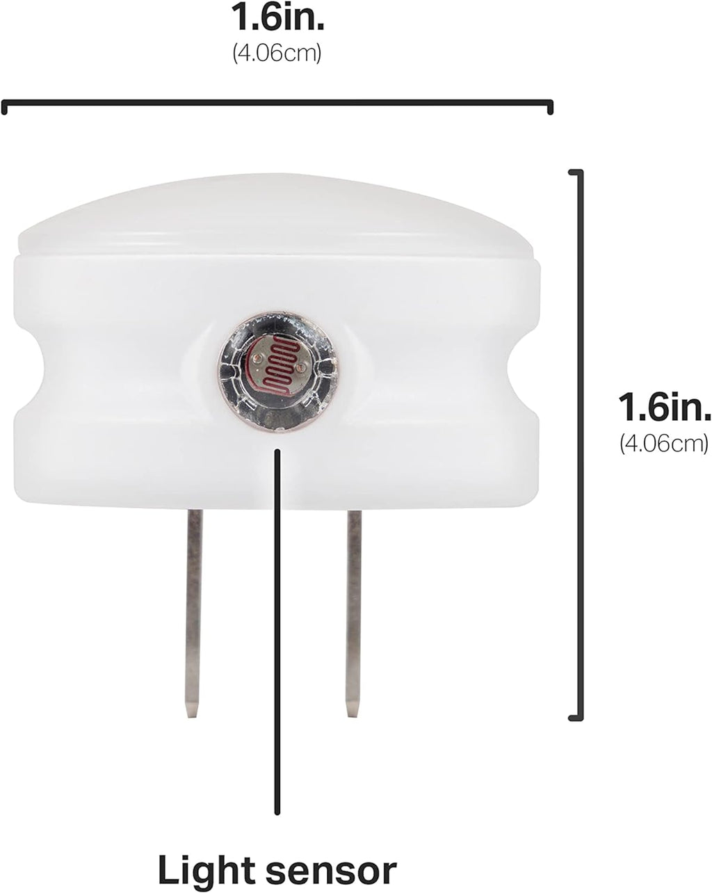 Lights by Night Mini LED Night Light, Plug-In, Dusk to Dawn Sensor, Warm White, Compact, Ambient Lighting, LED Lights for Bedroom…