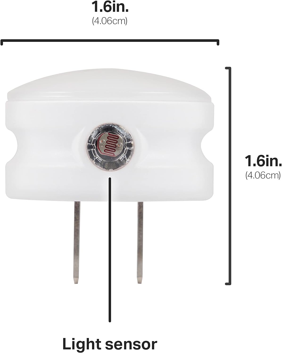 Lights by Night Mini LED Night Light, Plug-In, Dusk to Dawn Sensor, Warm White, Compact, Ambient Lighting, LED Lights for Bedroom…