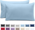 BareHome Bare Home Microfiber Pillow Cases - Standard Size Set of 2 - Cooling Pillowcases - Double Brushed - easy maintenance - Envelope…