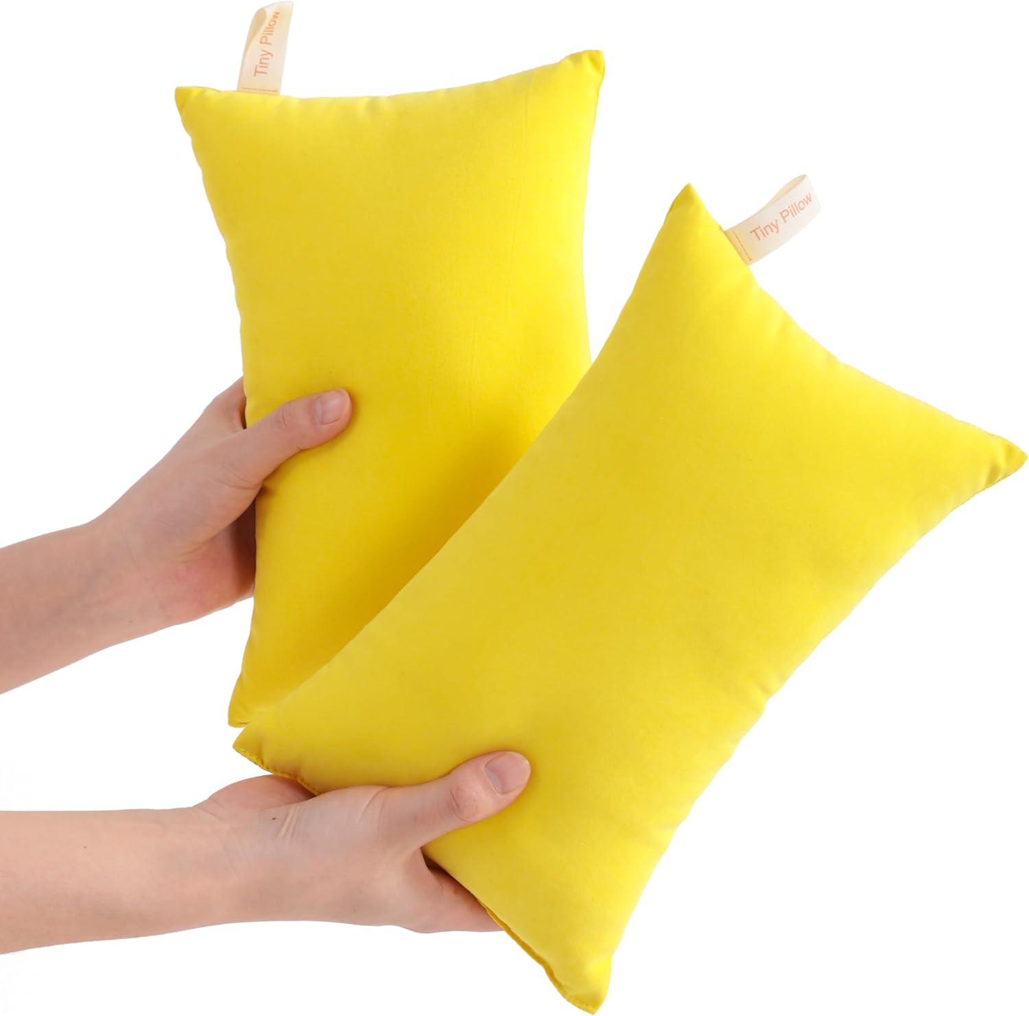 Ntbay Tiny Pillows, Down Alternative 7"x11" Microfiber Mini Pillow for Travel, Pets, Soft Machine Washable Small Pillows for Neck, Wrist, L…