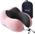 TALLGONeckPillowAlwaysHere TALLGO Travel Pillow, Memory Foam Neck Pillow Head Support Soft Pillow for Sleeping Rest, Airplane Car & Home Us…