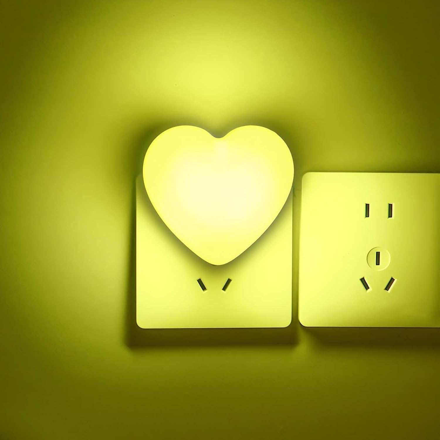INZU Night Lights Plug into Wall, LED Night Light for Kids, Cute Nightlight with Auto Dusk to Dawn Sensor, LED Nightlight with Soft Warm…