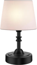 Swinerton Portable Cordless Table Lamp, 5000mAh Rechargeable Battery Operated Bedside Lamps, 3-Level Dimmable Nightstand Lamp, Wireless…