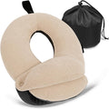 BUYUE Kids Travel Pillows for Airplane, Memory Foam 360° Head Support Sleeping Essentials for Long Flight, Skin-Friendly Soft Neck Pillow…