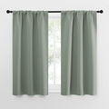 NICETOWN Window Curtains Blackout Drapes - Thermal Insulated Solid Rod Pocket Blackout Curtains/Draperies for Living Room (Greyish Green…
