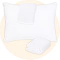 SafeandSound King Size Waterproof TPU Coating Pillow Protector with Zipper, Cotton Terry Surface Superior Moisture Absorb Breathable Quiet…