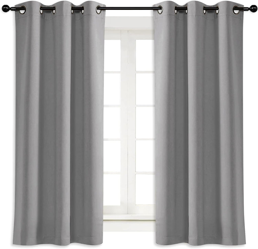 NICETOWN Blackout Curtain Blind for Bedroom Thermal Insulated Grommet Blackout Room Darkening Drape/Drapery (Single Panel, W42 x L63…