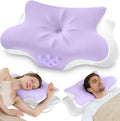 Vjasd Cervical Neck Pillow for – Ergonomic Memory Foam Pillow for Side Sleeper Contour Orthopedic Bed Pillow for Neck Support with Cooling…