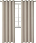 BGment Room Darkening Curtains 84 Inches Long - Grommet Thermal Insulated Drapes Window Treatment Curtains for Bedroom, 2 Panels, 52 x 84 I…